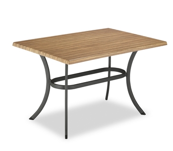 Imagen Mesa 182X76 Armazón tubo Aluminio plastificado negro.Tablero de